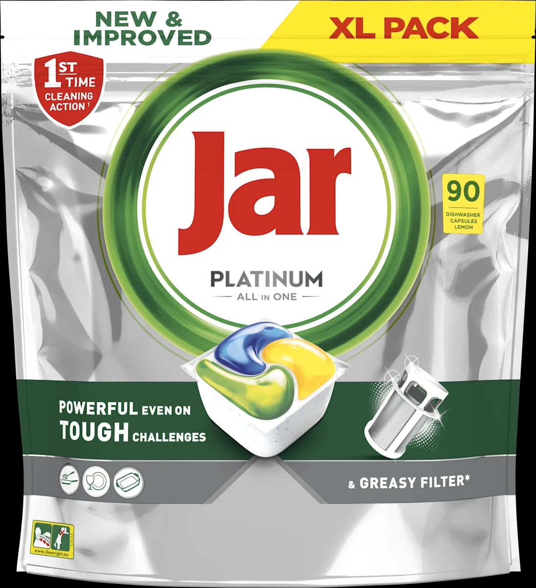 Tablete za strojno pranje posuđa Jar Platinum 110 kom / 90 kom - Akcija u trgovini KTC