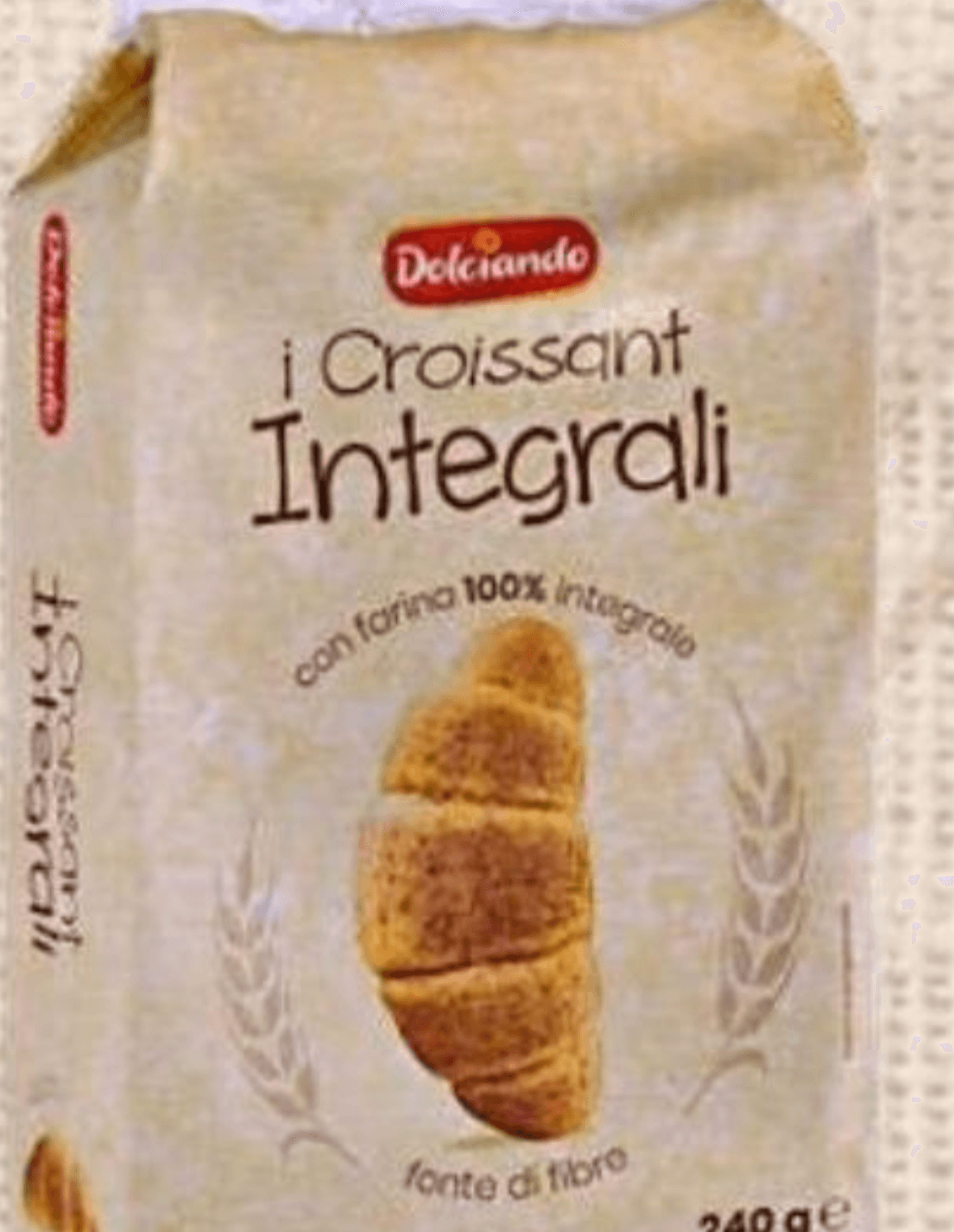 DOLCIANDO CROISSANT INTEGRALI 240 g - Akcija u trgovini Eurospin