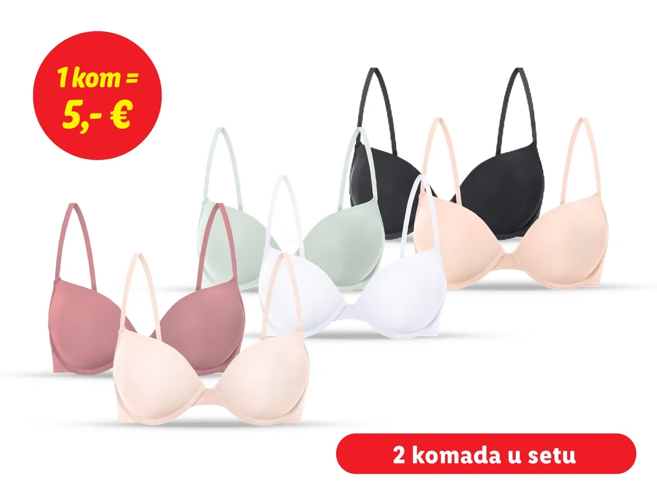 ESMARA Grudnjaci 2 komada u setu - Akcija u trgovini Lidl