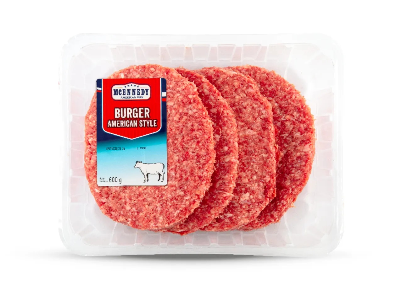 Svježi American style burger 600 g - Akcija u trgovini Lidl