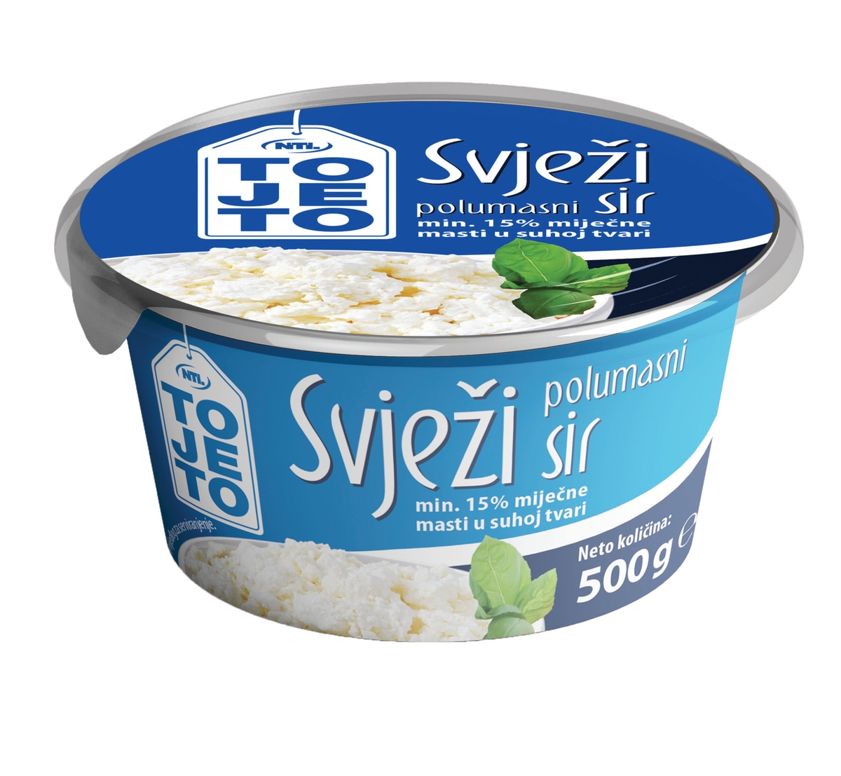 Sir svježi polumasni 500 g - Akcija u trgovini NTL