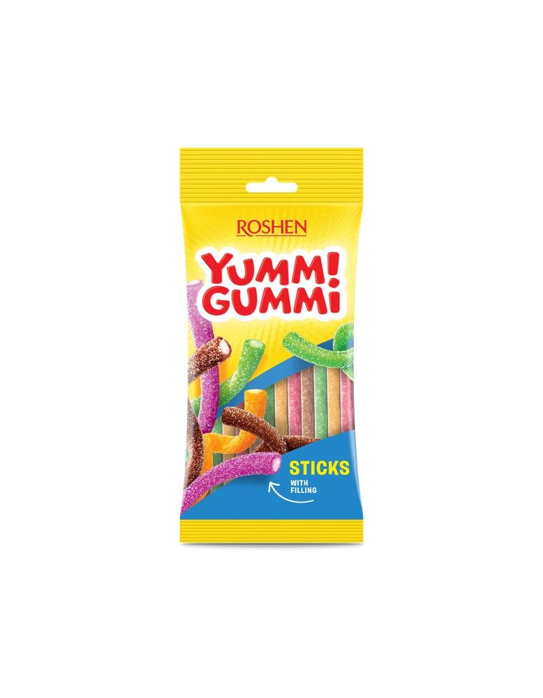 Roshen Yummi gummi sour sticks, belts 70 g