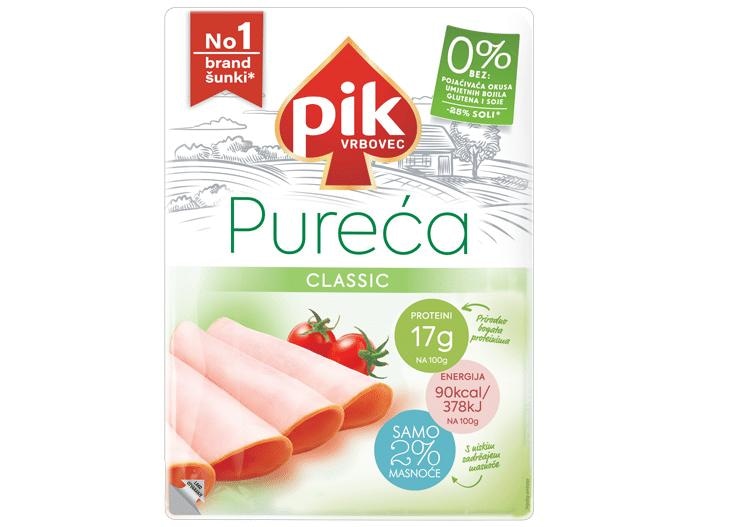 Šunka pureća Classic 100 g Pik Vrbovec