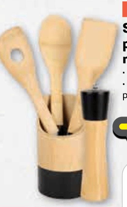 Set kuhinjskih pomagala ili mlinac za papar - Akcija u trgovini Plodine