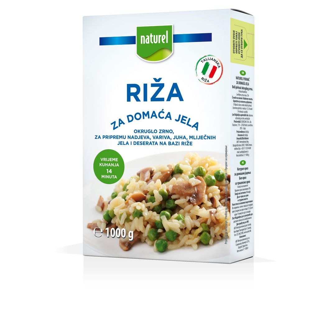 Naturel Riža za domaća jela 1 kg - Akcija u trgovini Studenac
