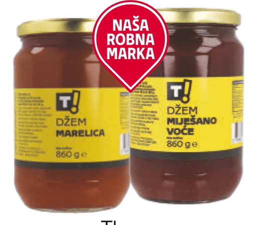 T! Džem 860 g - Akcija u trgovini Tommy