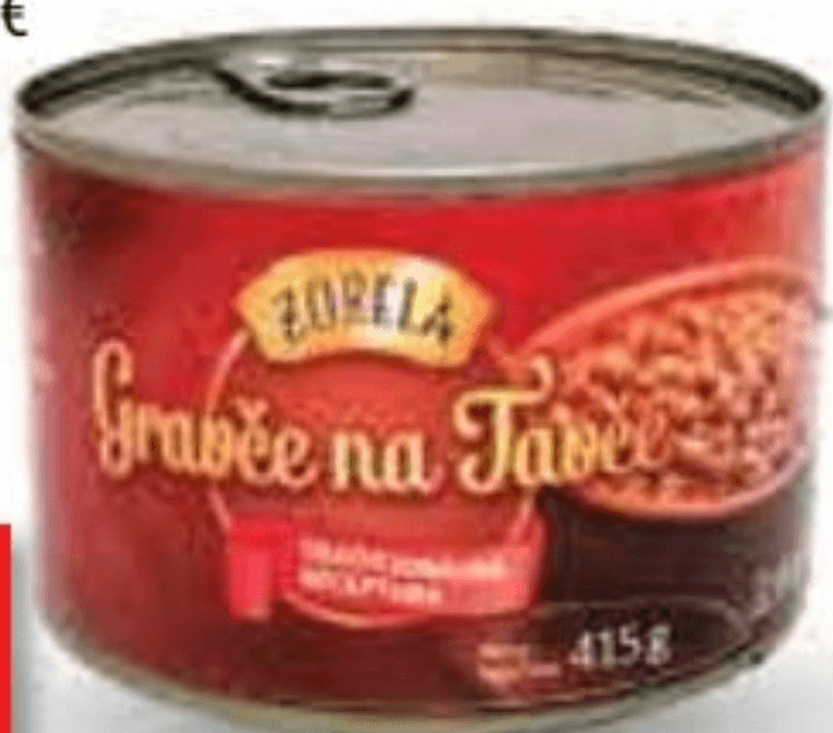 Gravče na tavče 415 g - Akcija u trgovini NTL