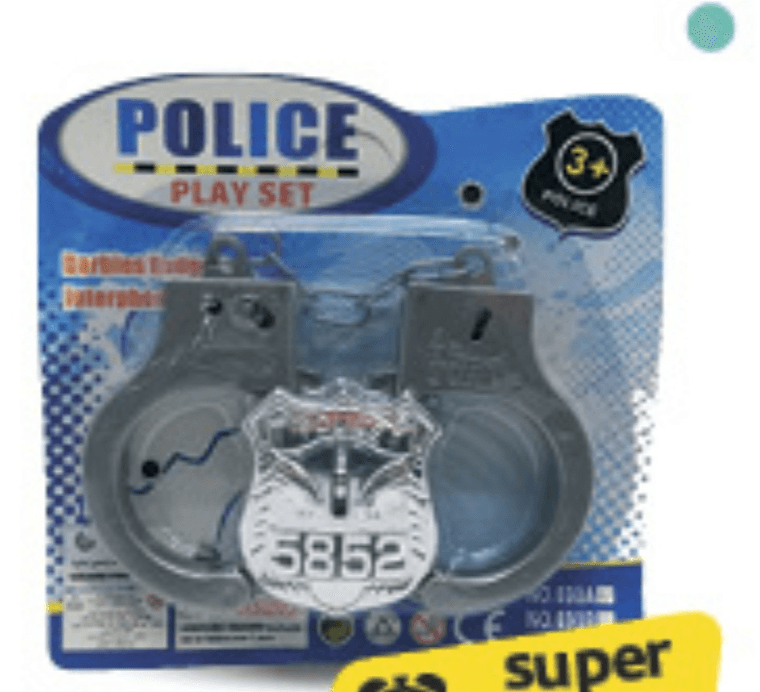 Policijske lisice i značka 1 set - Akcija u trgovini Konzum