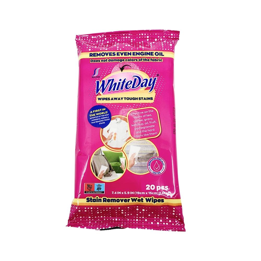 Maramica vlažna za odstranjivanje mrlja White Day 20 kom