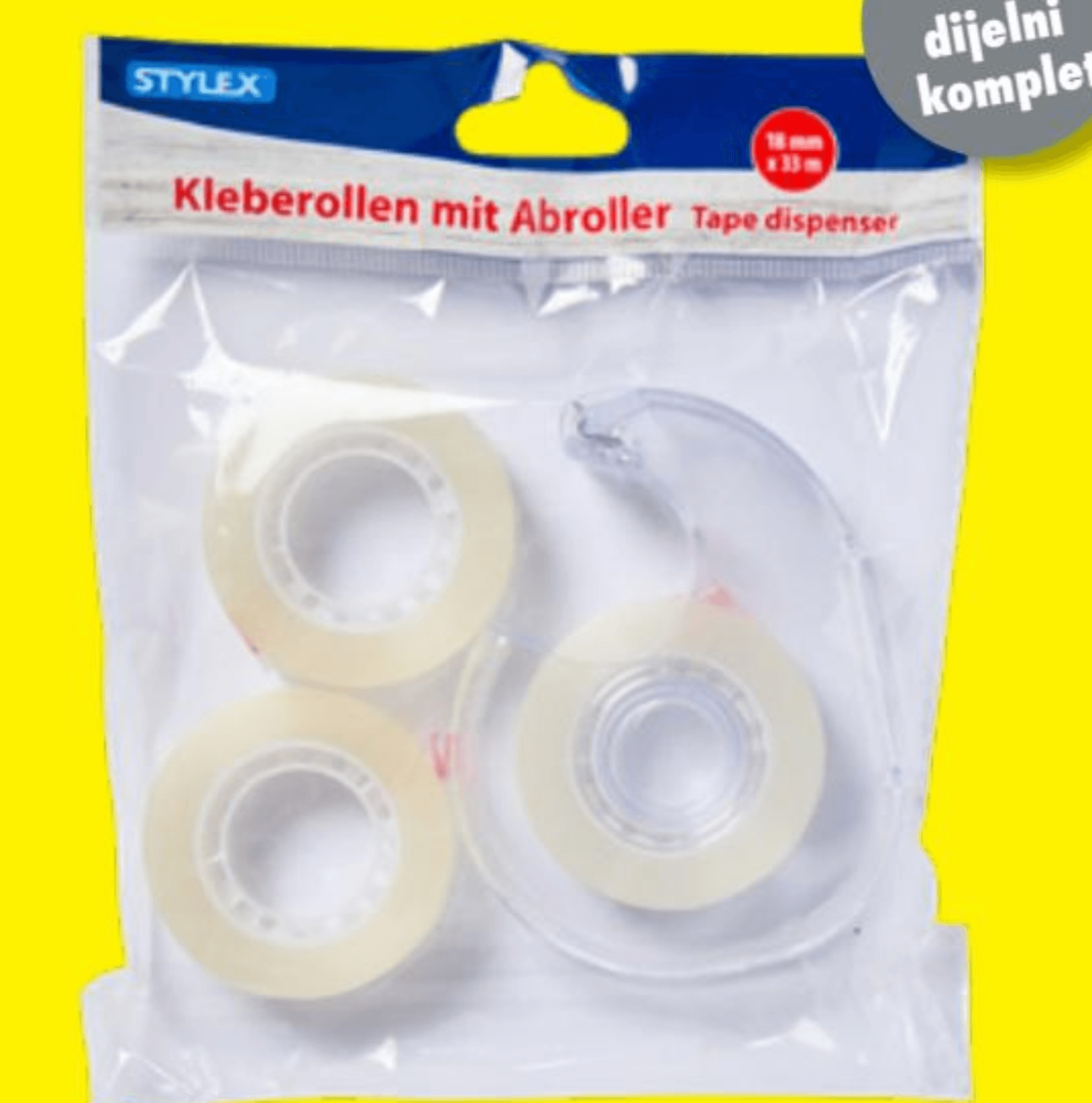 Komplet ljepljive folije - Akcija u trgovini Tedi