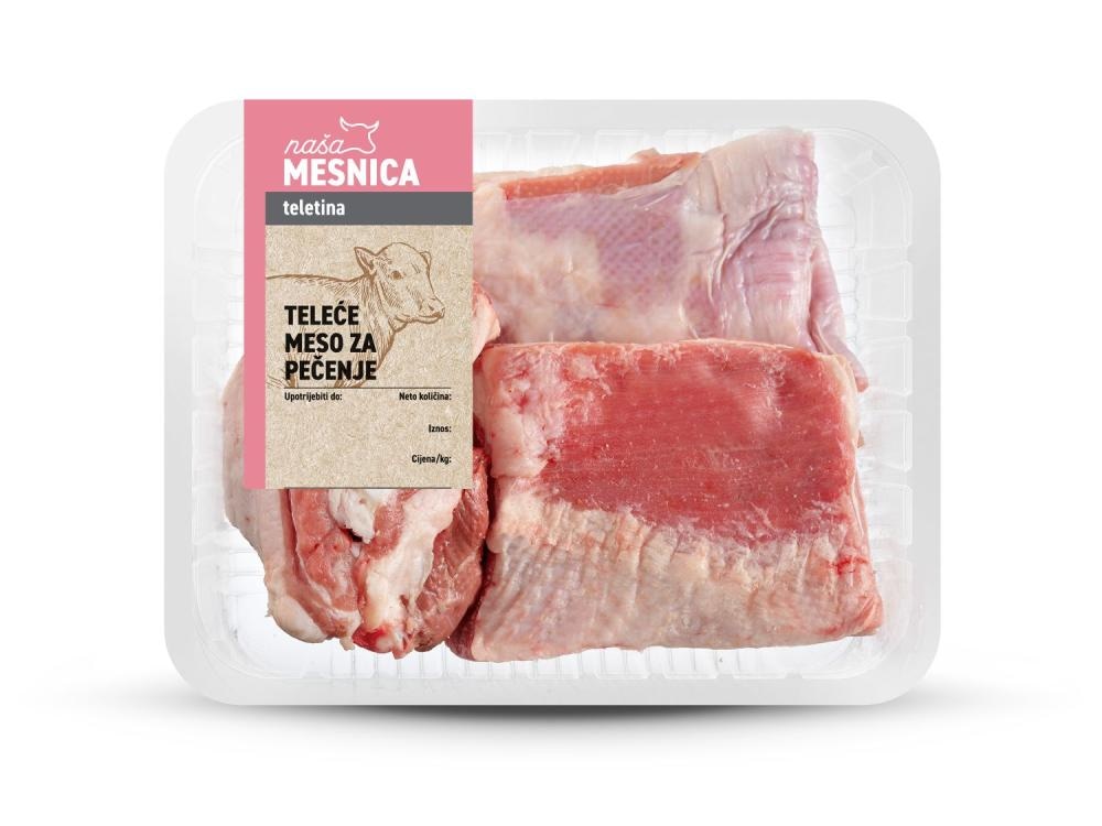 Svježa mlada teletina za pečenje cca 2 kg