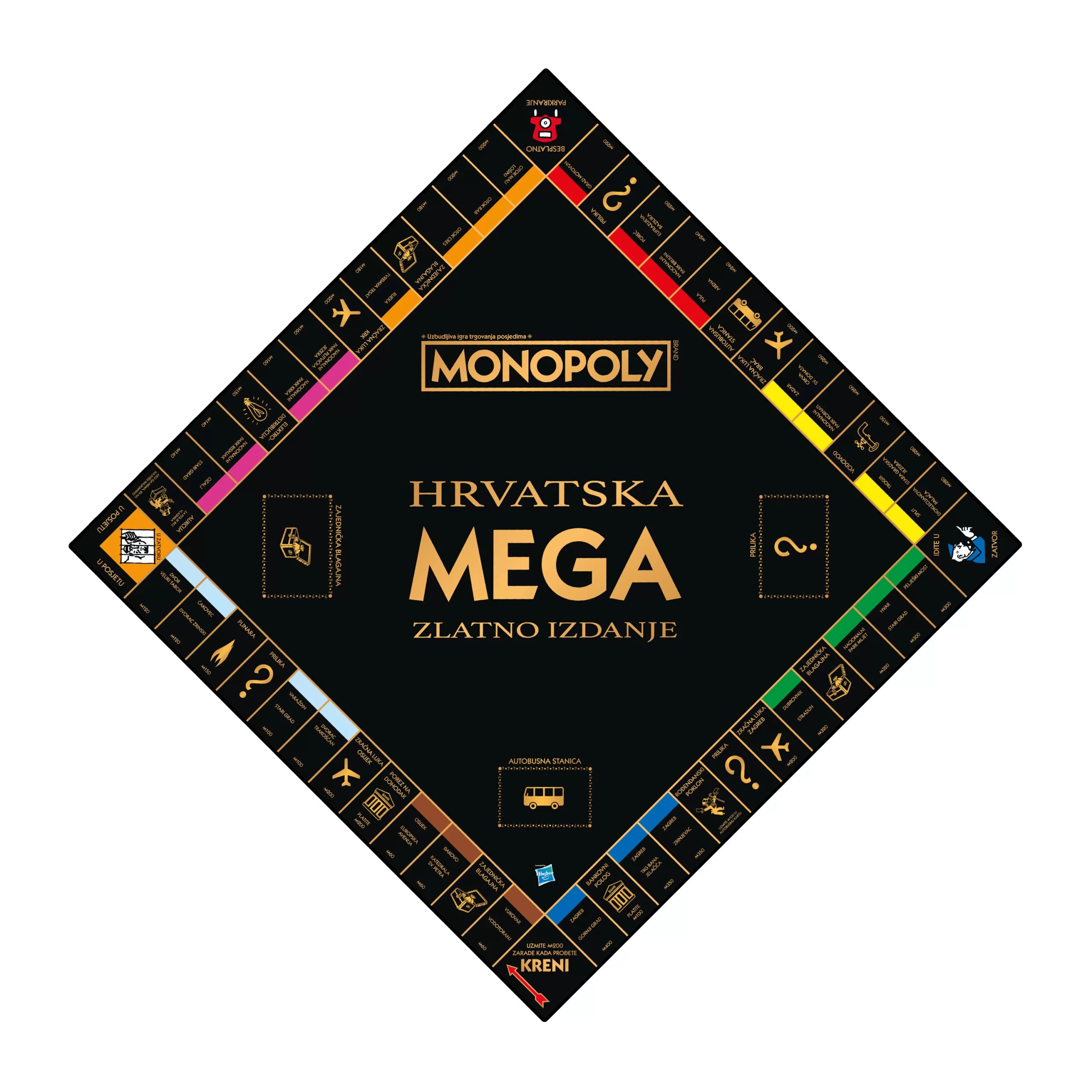 Monopoly Hrvatska Mega Zlatno izdanje