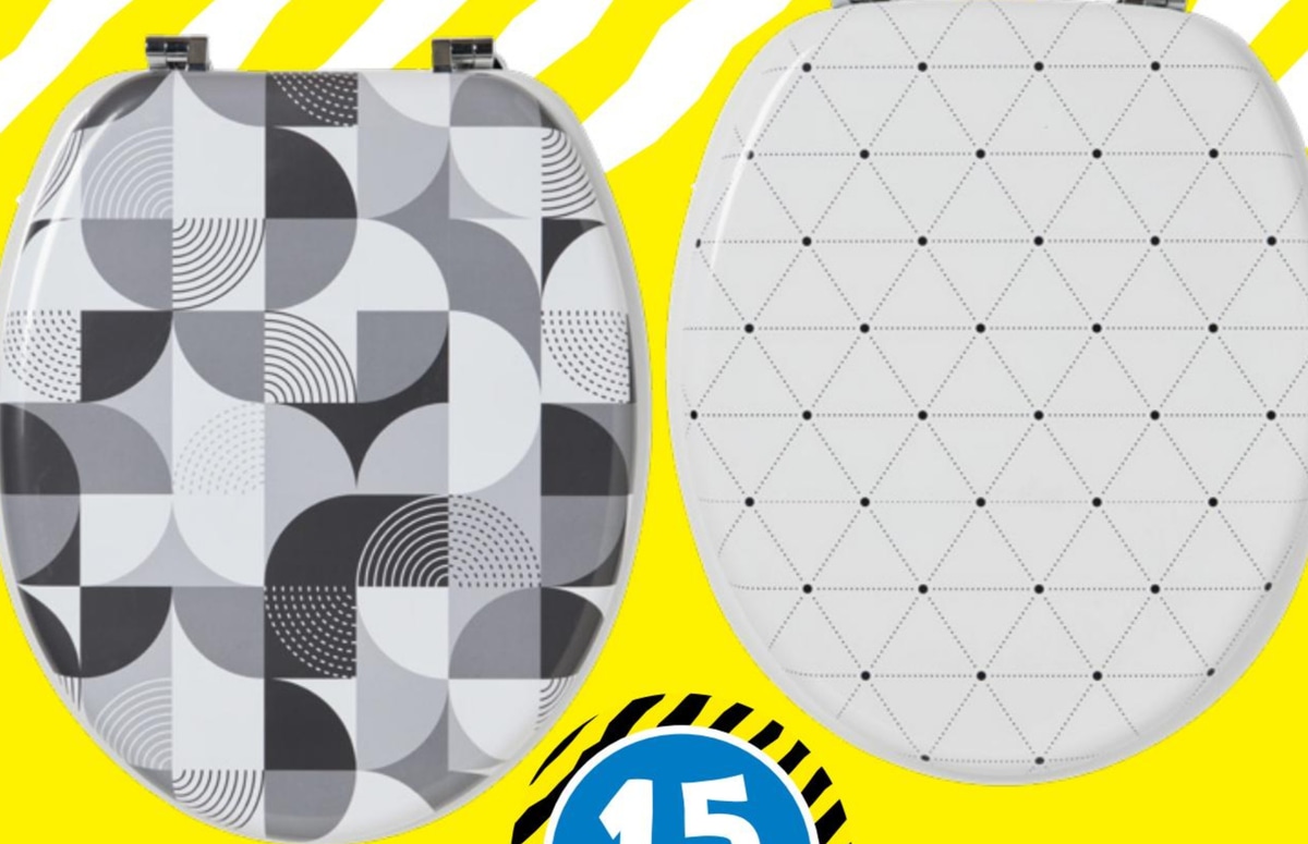 Daska za WC s motivima - Akcija u trgovini Tedi