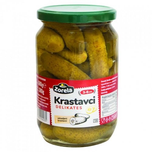 Zorela Kiseli krastavci 380 g - Akcija u trgovini NTL
