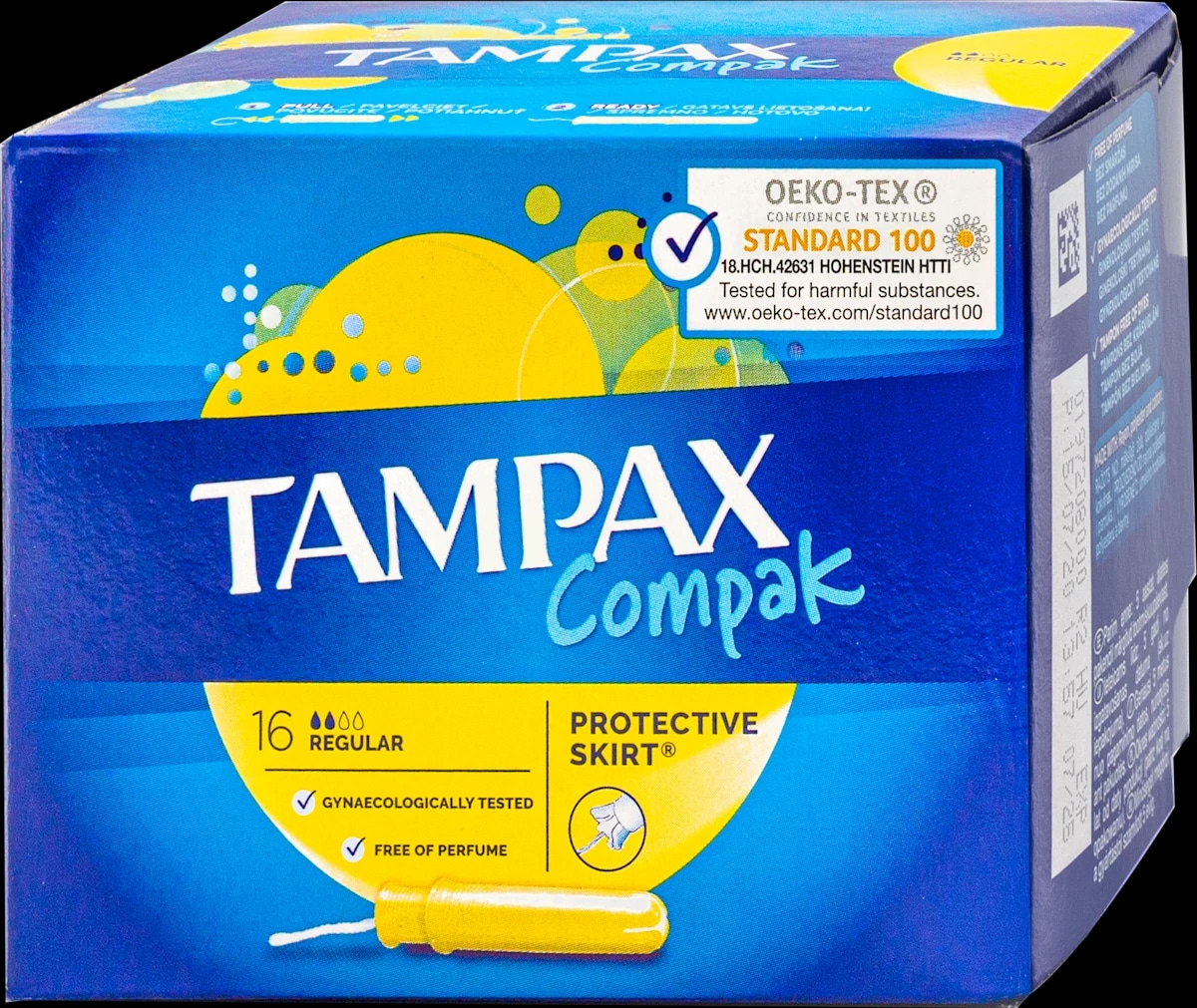 TAMPAX Regular compak tamponi 16/1 - Akcija u trgovini Bipa
