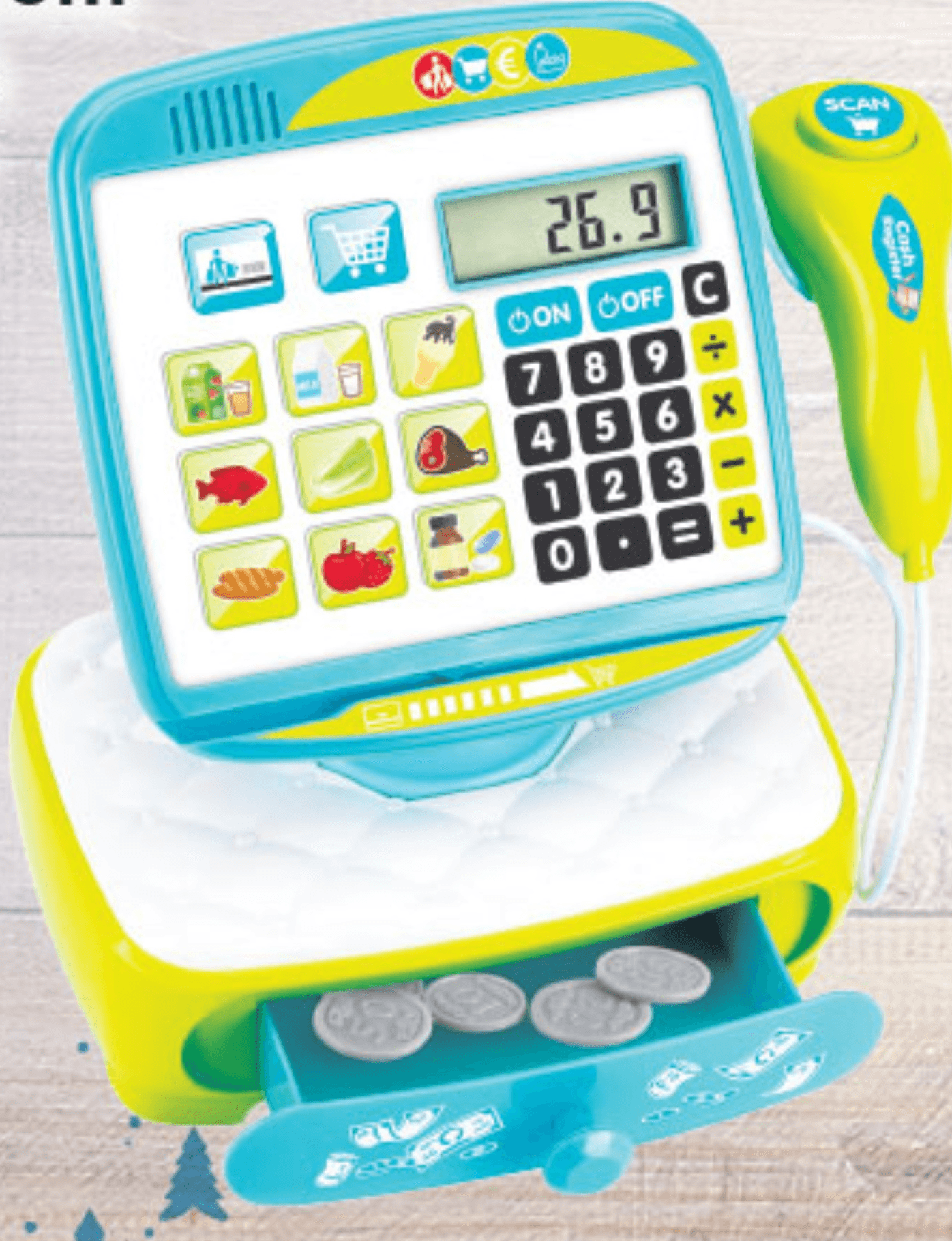 Set za igru - blagajna sa skenerom