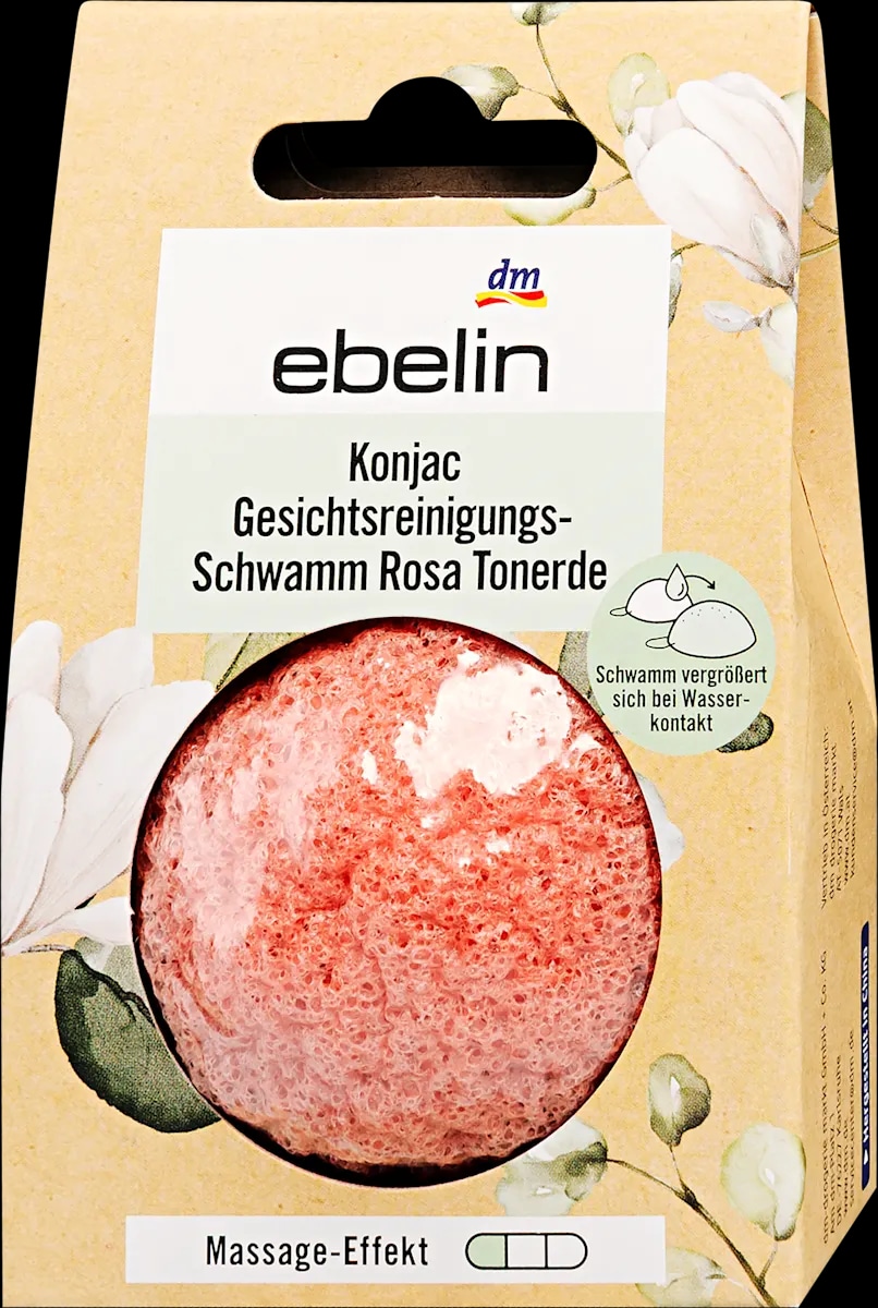 ebelin spužvica za čišćenje lica konjac korijen 1 kom. - Akcija u trgovini Dm