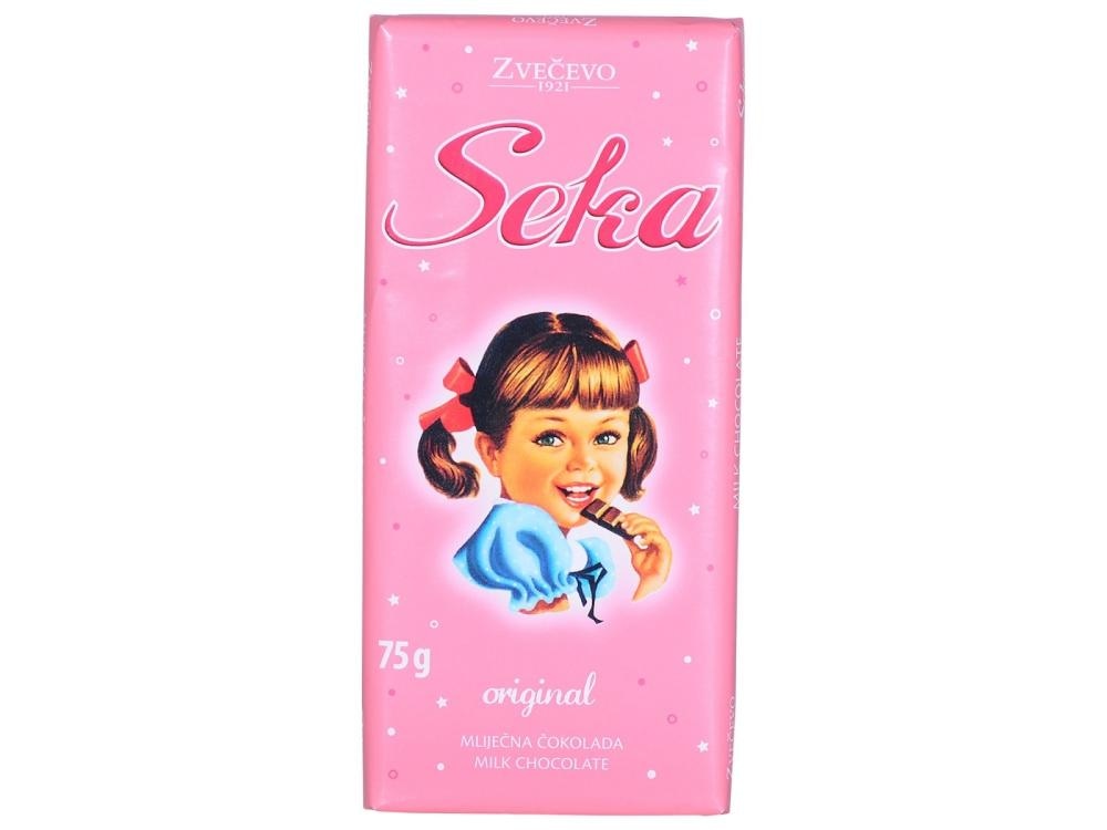 Čokolada mliječna Braco ili Seka 75 g