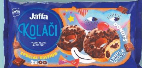 Jaffa Kolač Donuts Triple Choco 3x58 g - Akcija u trgovini Kaufland