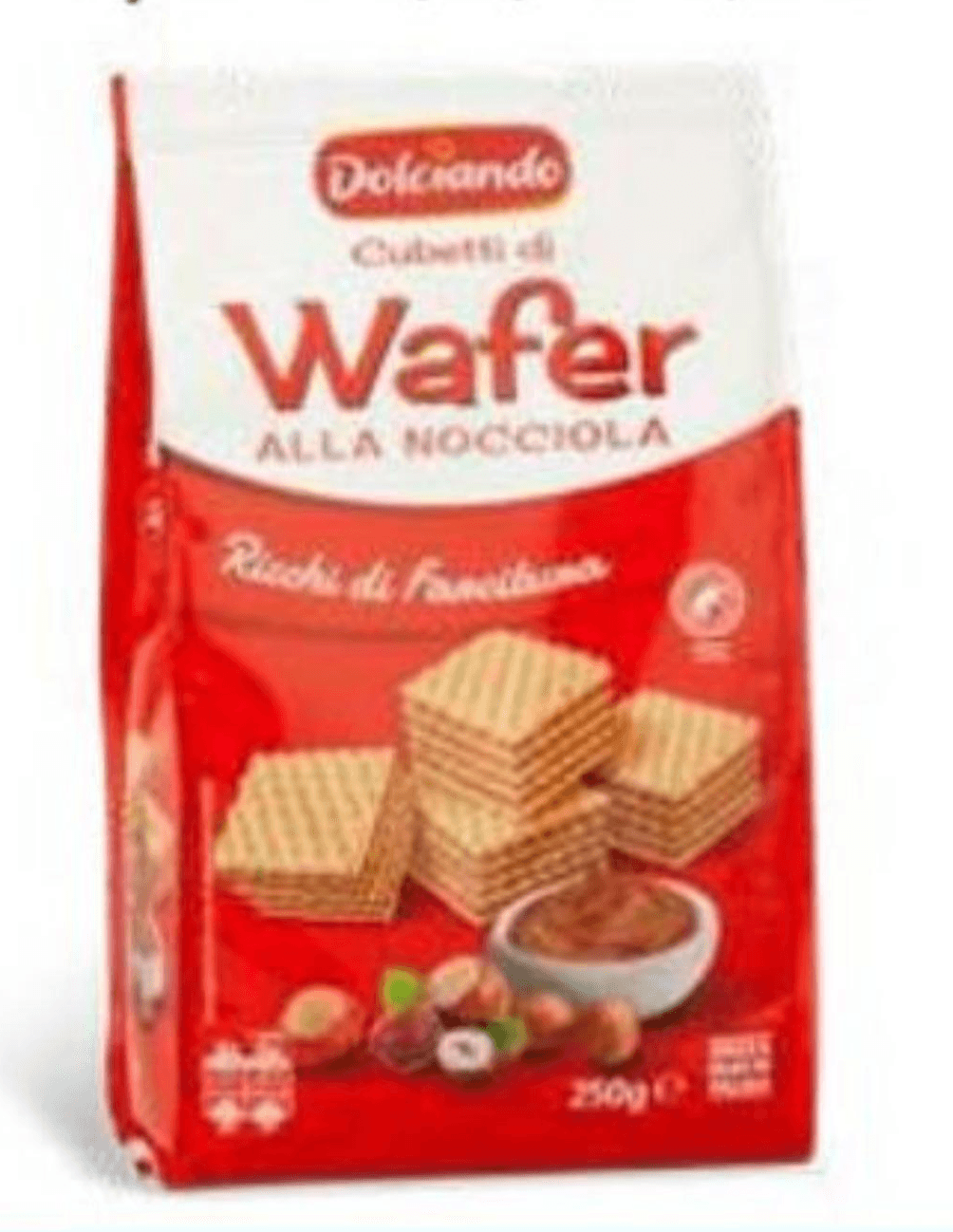 Dolciando Napolitanke u kockicama od lješnjaka 250 g