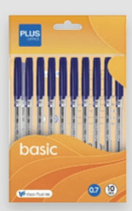 Plus Kemijska olovka Basic Plus Office 10 komada, 1 pak - Akcija u trgovini Spar