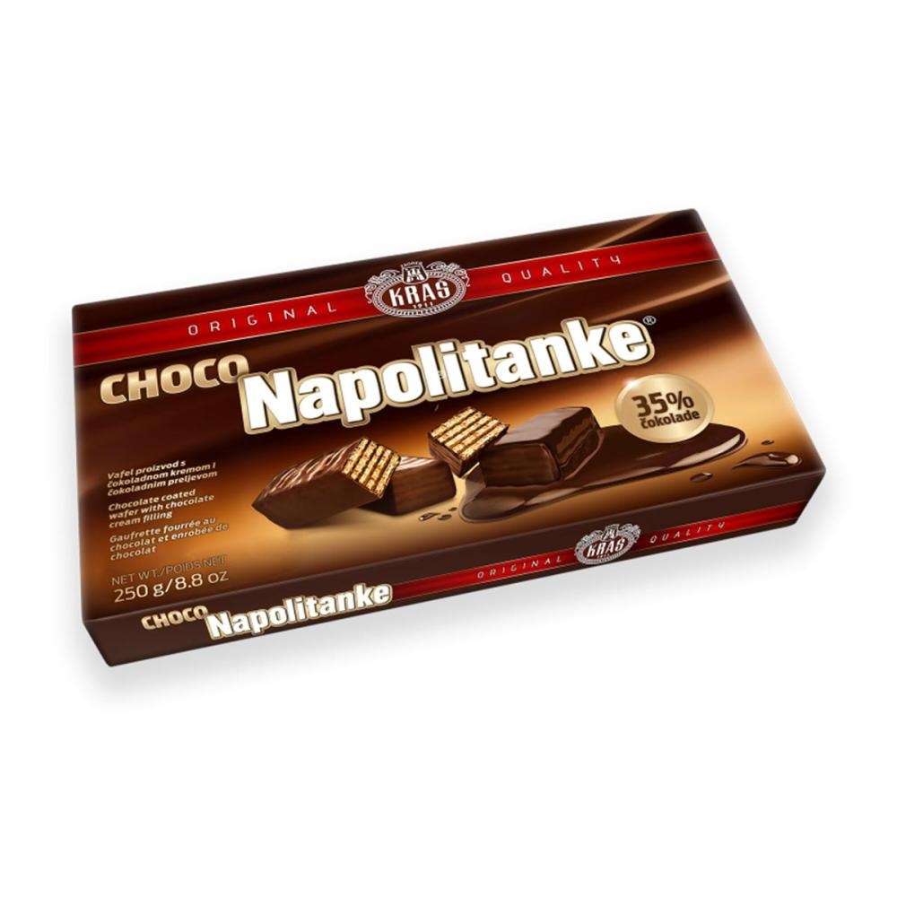 Čokoladne Napolitanke Kraš 250 g - Akcija u trgovini Spar