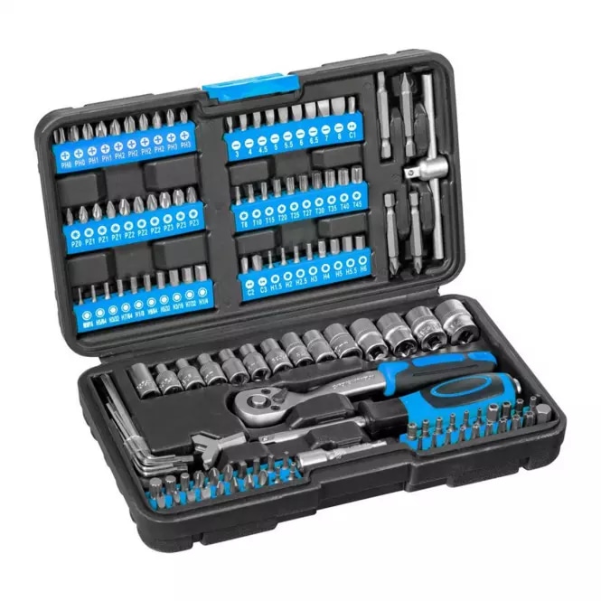 Set nasadnih ključeva i bitova Güde 130 kom.