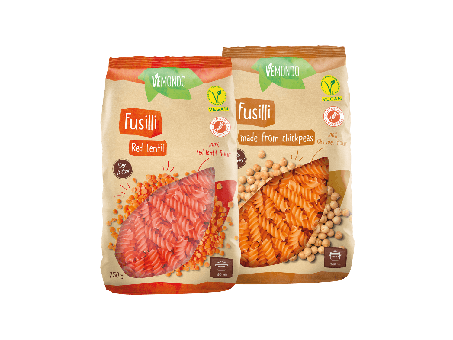 Vemondo Veganski fusilli 250 g - Akcija u trgovini Lidl