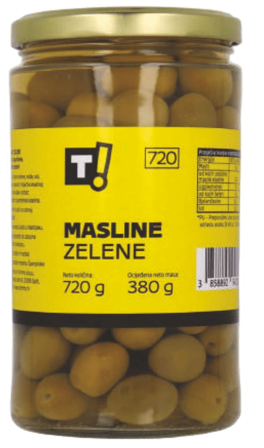 T! Masline Zelene 720 g