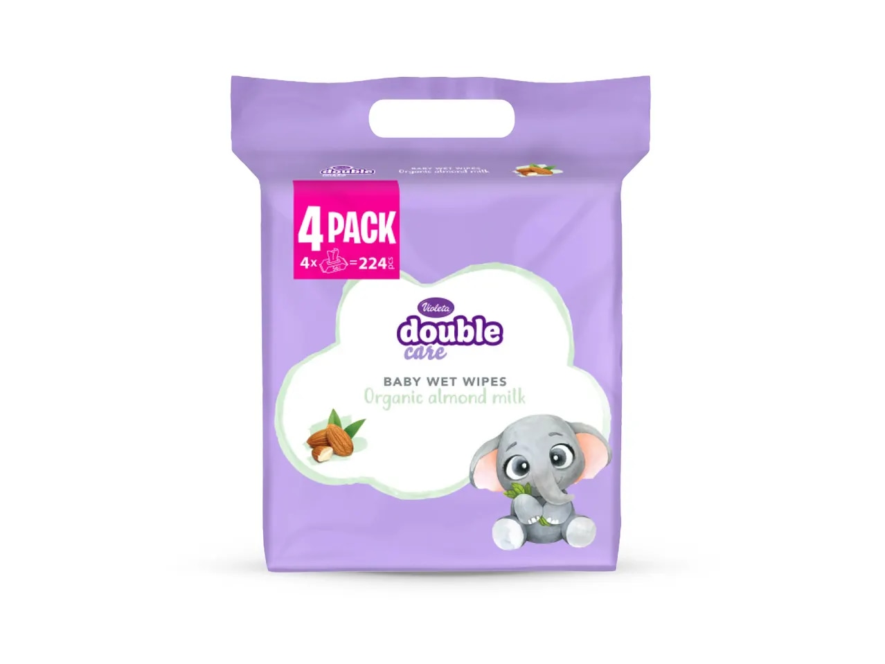 Violeta Baby vlažne maramice 4 x 56 komada