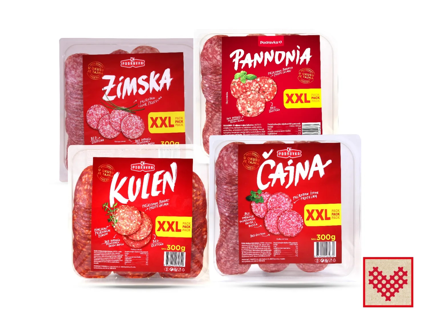 Podravka Salama narezak XXL 300 g