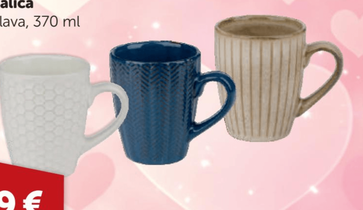 Keramička šalica 370 ml - Akcija u trgovini Boso