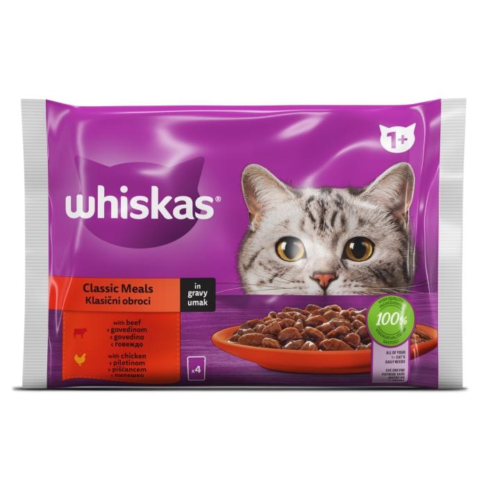 Hrana za mačke Whiskas u vrećici 4 x 85g Whiskas