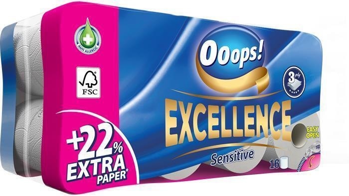 Toaletni papir Ooops! Excellence 20 kom/pak Ooops!