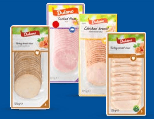 Dulano Šunka, dimljena šunka, pureća ili pileća prsa 125 g - Akcija u trgovini Lidl