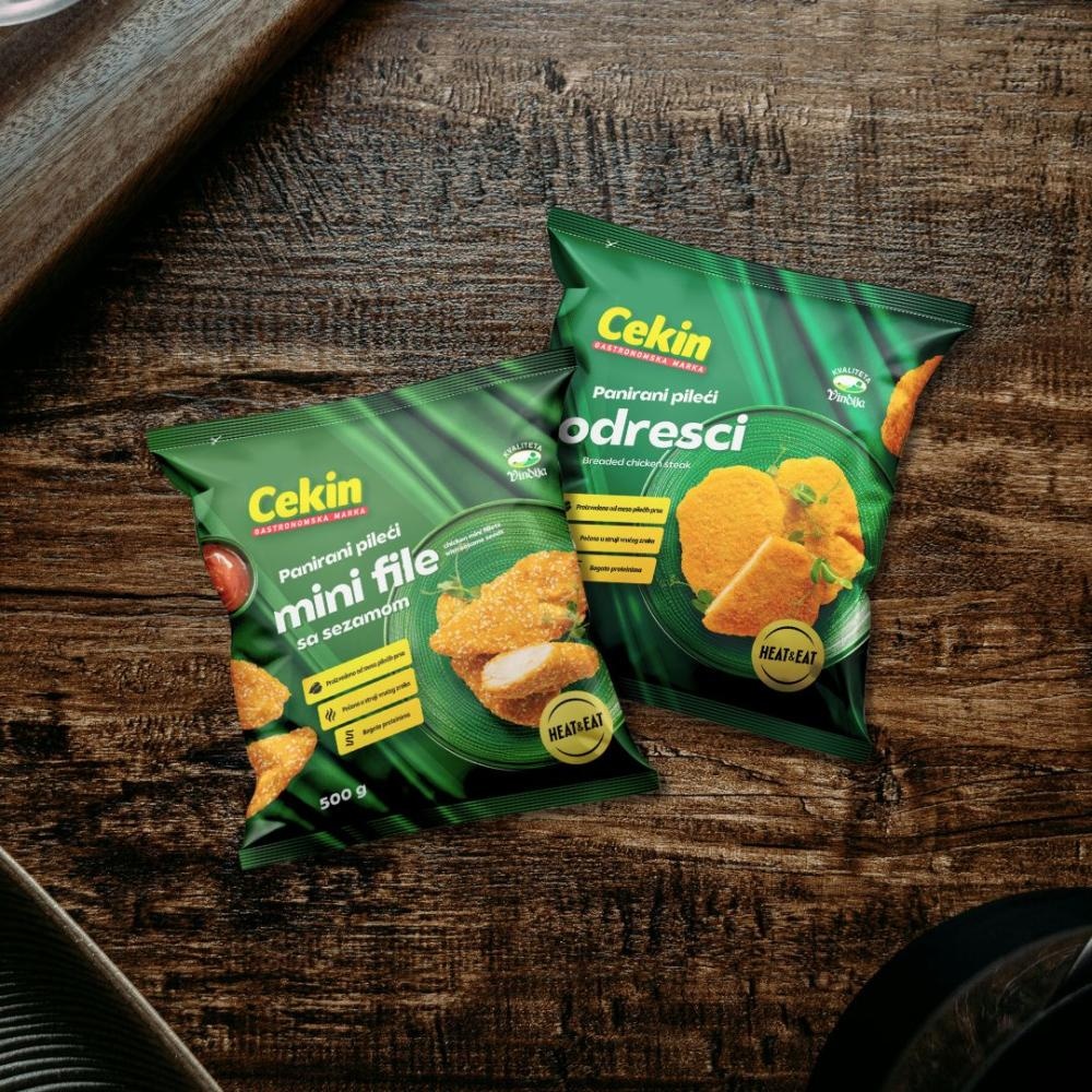 Pileći panirani zabatak Cekin 250 g Cekin