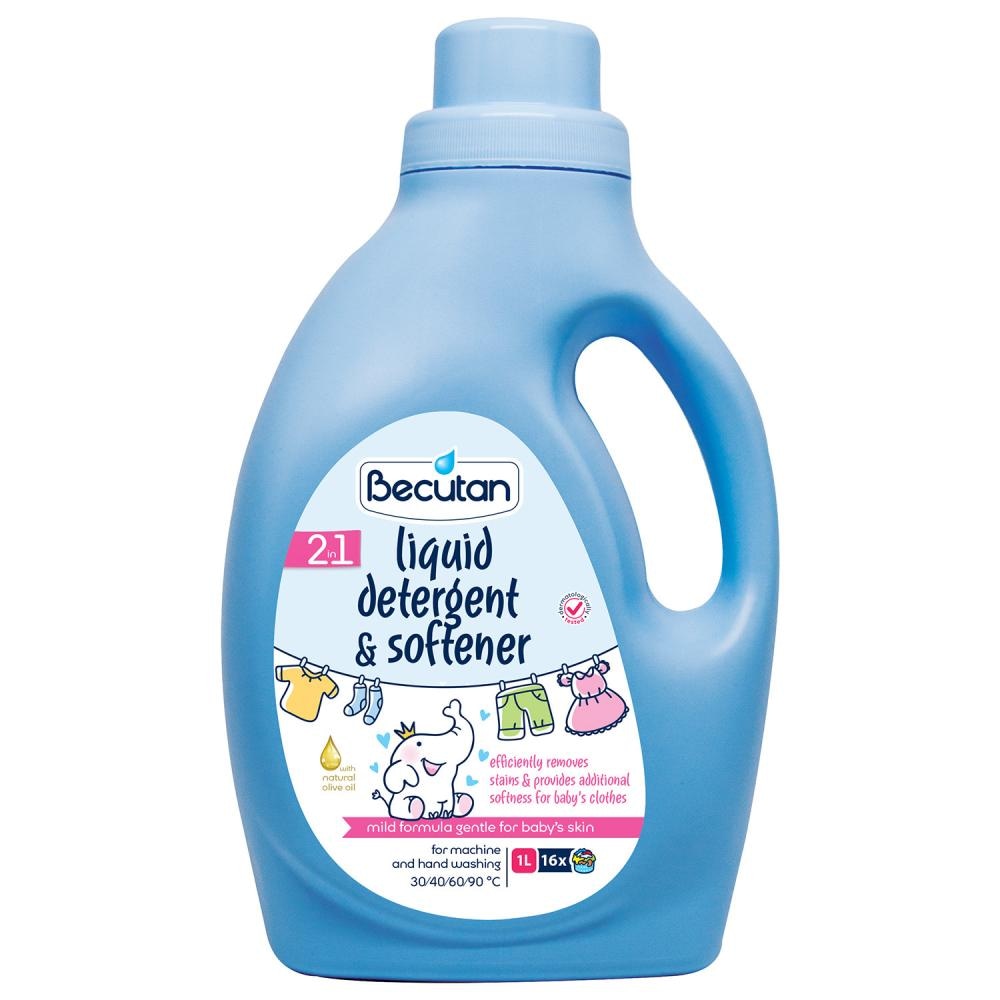 Becutan deterdžent i omekšivač 2u1 1l - Akcija u trgovini Dm