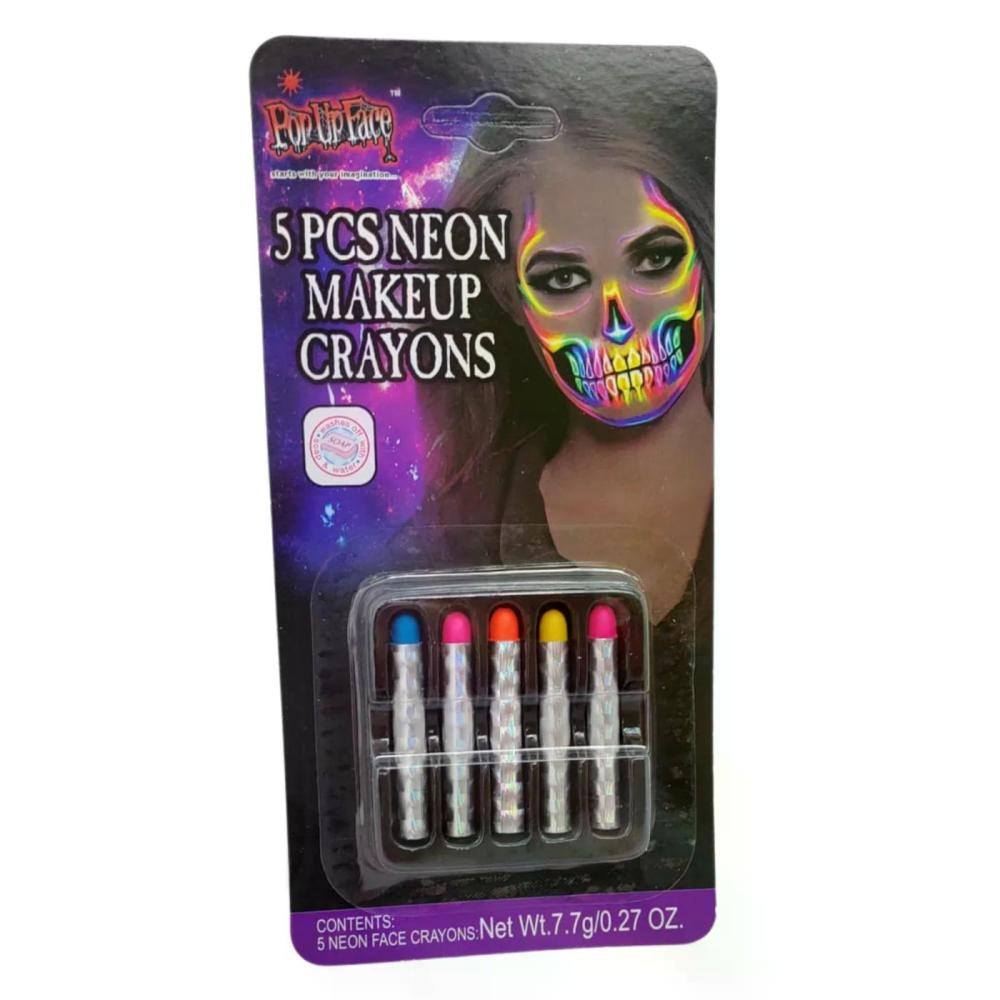 5 PCS Neon Makeup Crayons 1 set, 5 kom - Akcija u trgovini Tommy