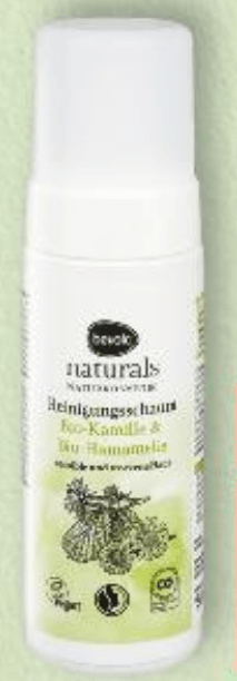 Pjena za čišćenje lica Bevola Naturals Bio Kamille & Bio Hamamelis 150ml - Akcija u trgovini Kaufland