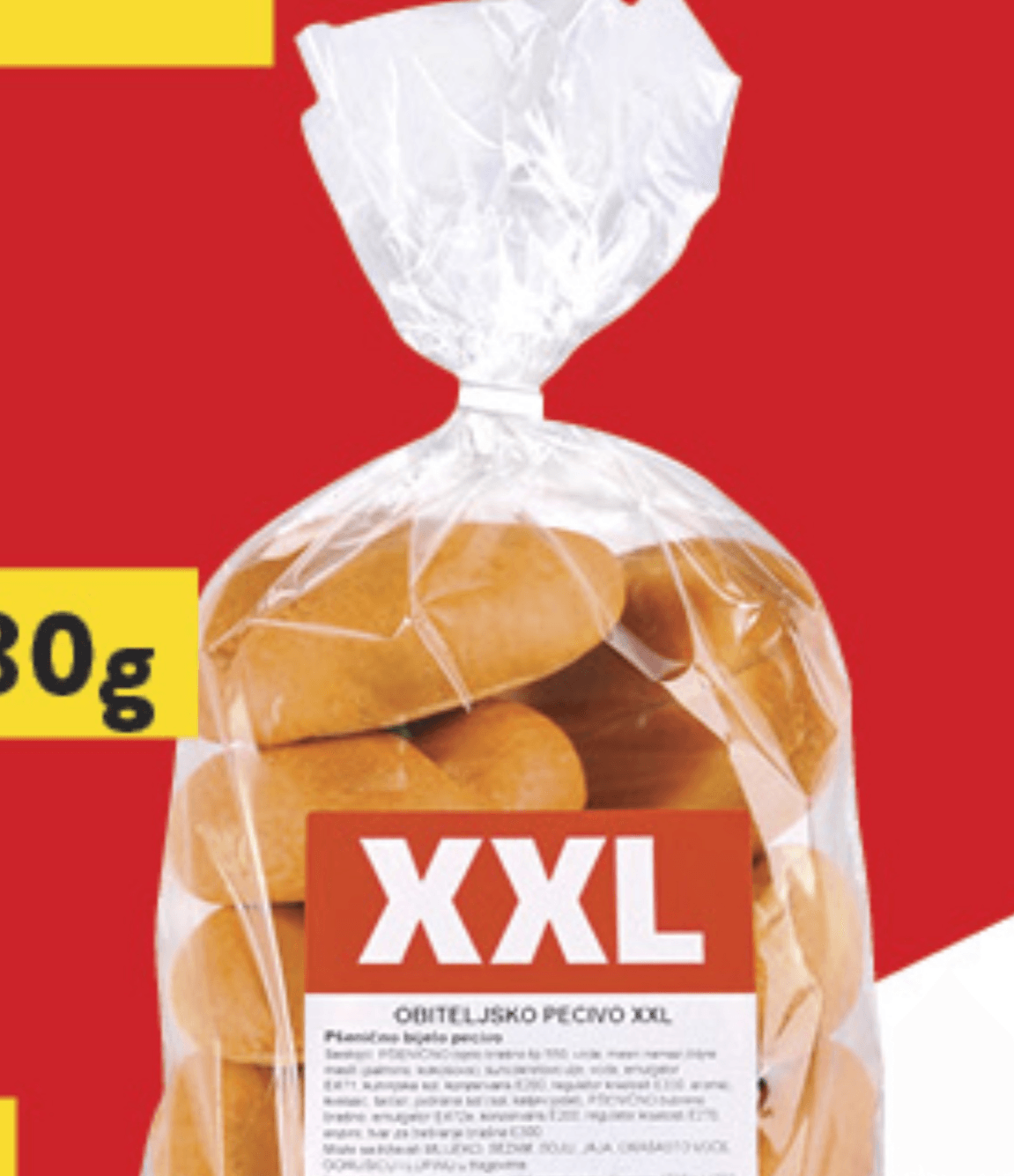 Pecivo obiteljsko XXL 480g
