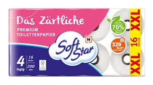 Softstar toaletni papir 16x200 listića - Akcija u trgovini Mueller