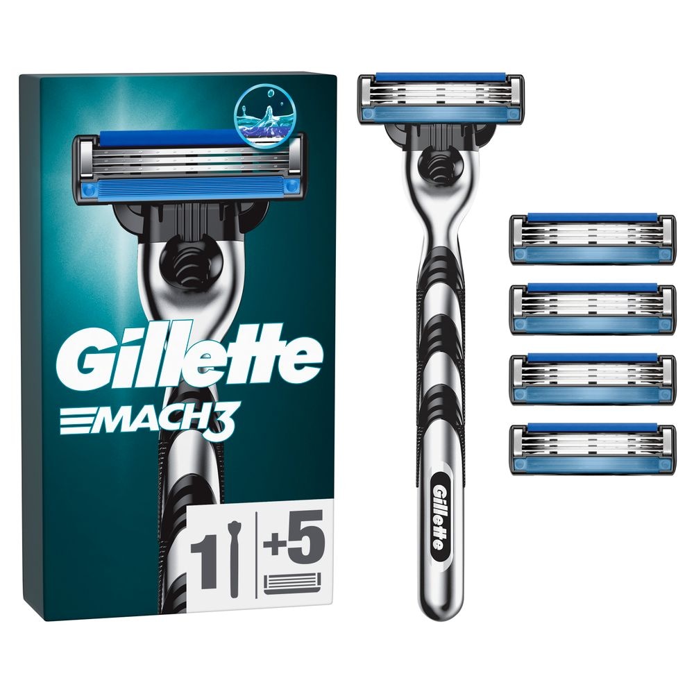 GILLETTE Drška+5 patrona Mach3 5 kom - Akcija u trgovini Kaufland