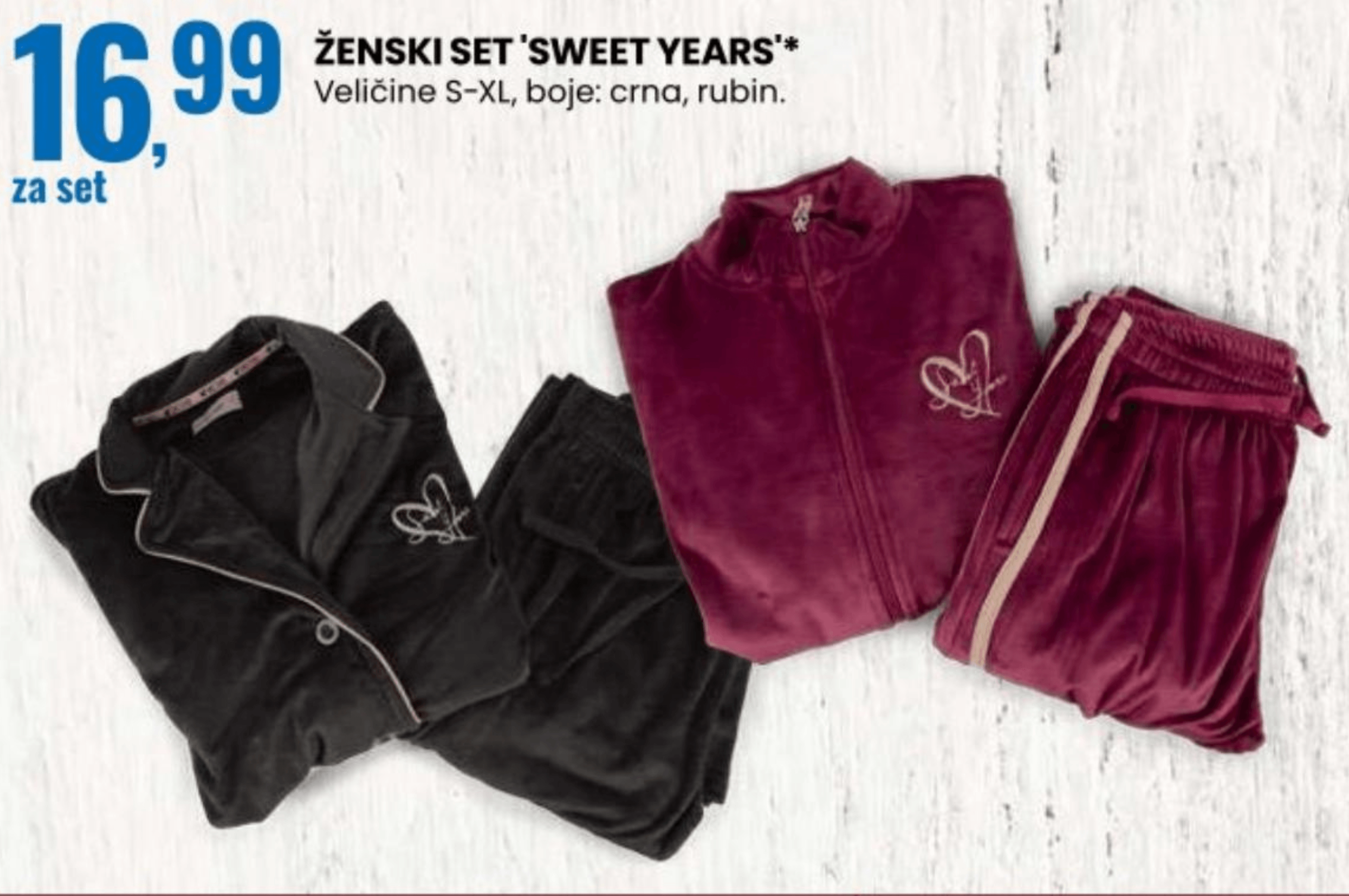 Ženski set 'Sweet Years'