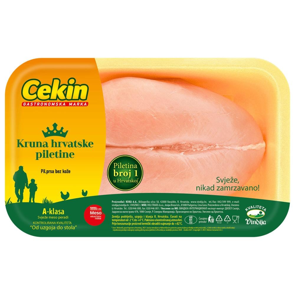 Pileća prsa bez kože obiteljsko pakiranje Cekin