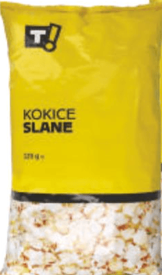 T! Slane kokice 125 g