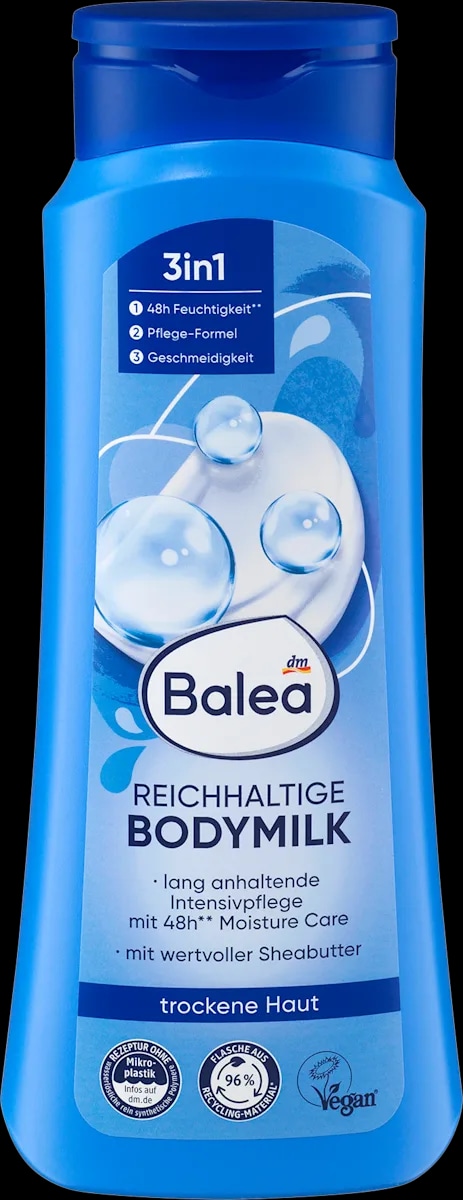 Balea Reichhaltige Bodymilk mlijeko za njegu tijela 400 ml