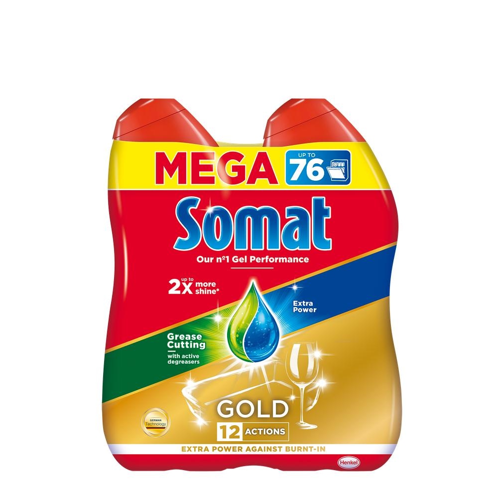 Somat deterdžent gel, 2x684ml, tablete, 54/1, 60/1 - Akcija u trgovini Konzum