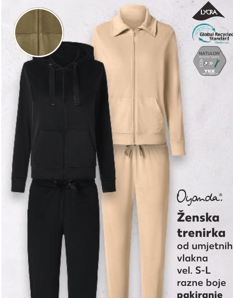 Ženska trenirka - Akcija u trgovini Kaufland