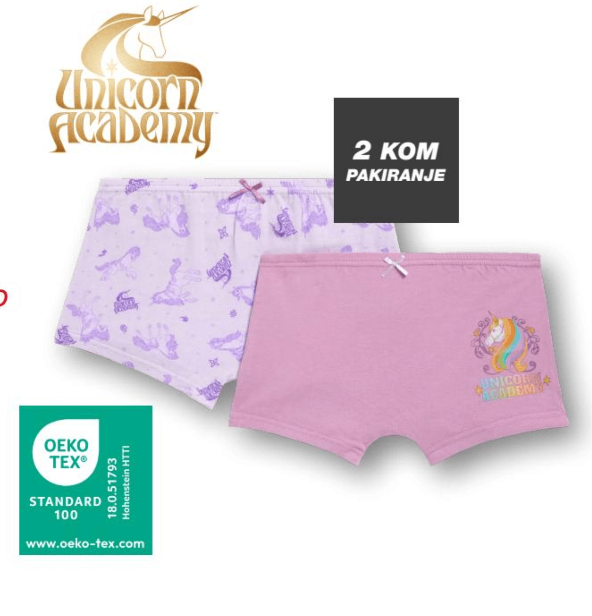 Panty gaćice za djevojčice 2 kom