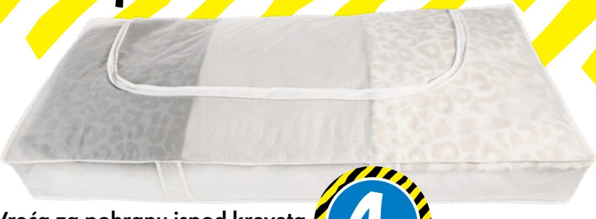 Vreća za pohranu ispod kreveta - Akcija u trgovini Tedi